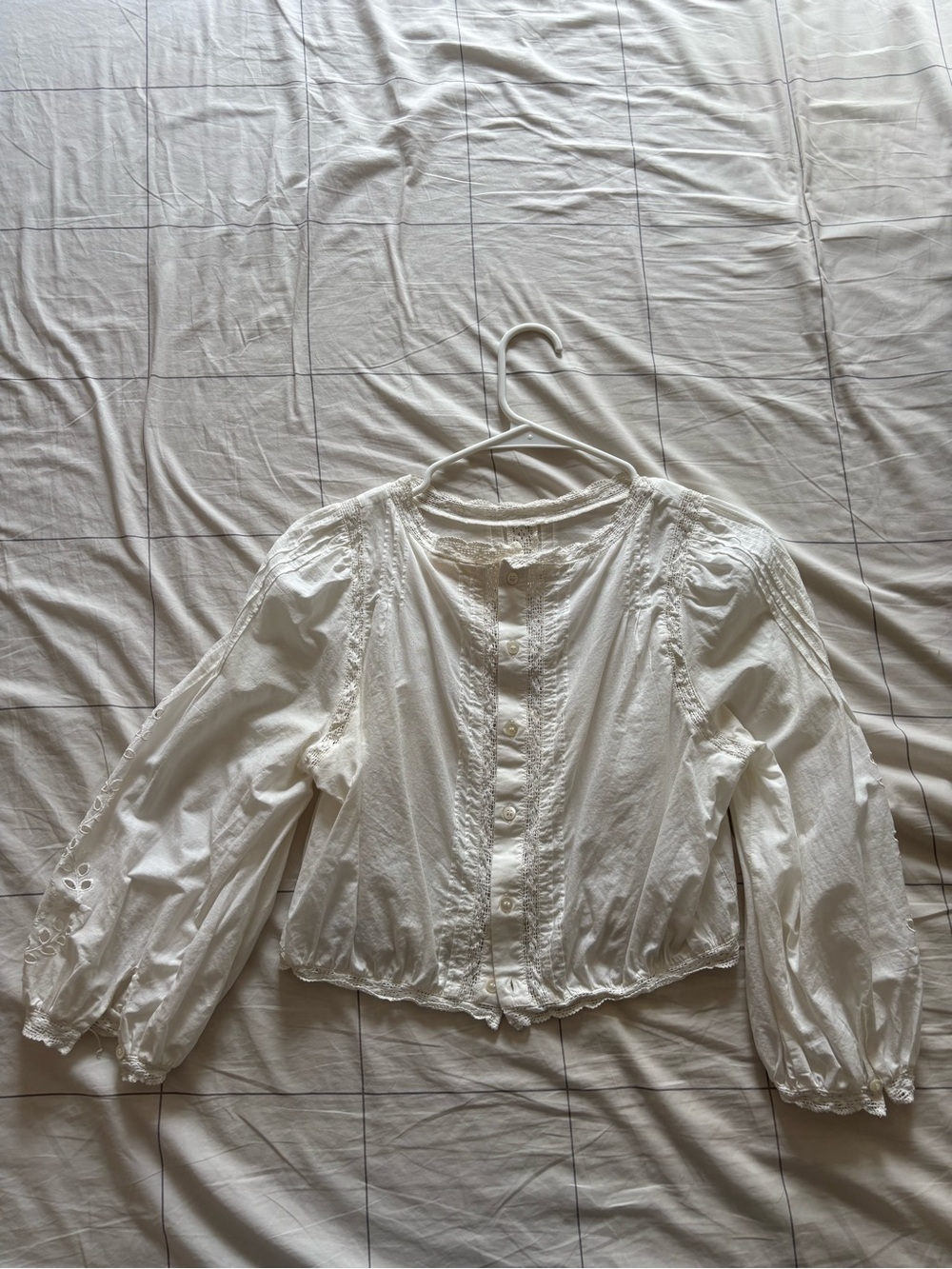 Sezane Enea Blouse Ecru 34 - Picture 6 of 12